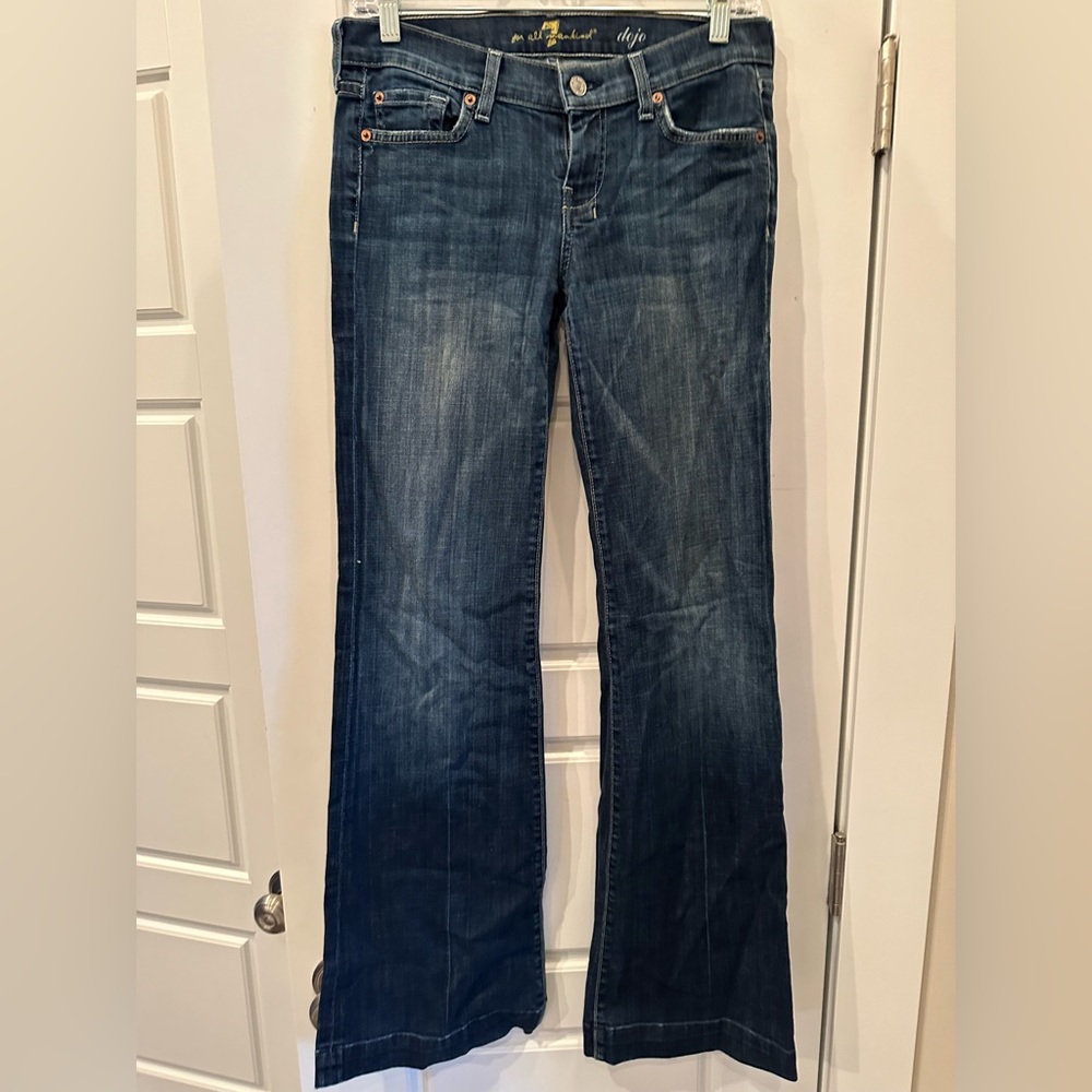Seven 7 for all man kind dojo wide leg jeans size 27